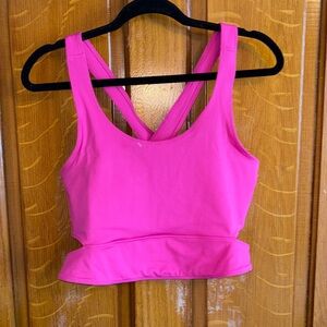 FP Movement Free People Back It Up Tank, hot pink, NWOT